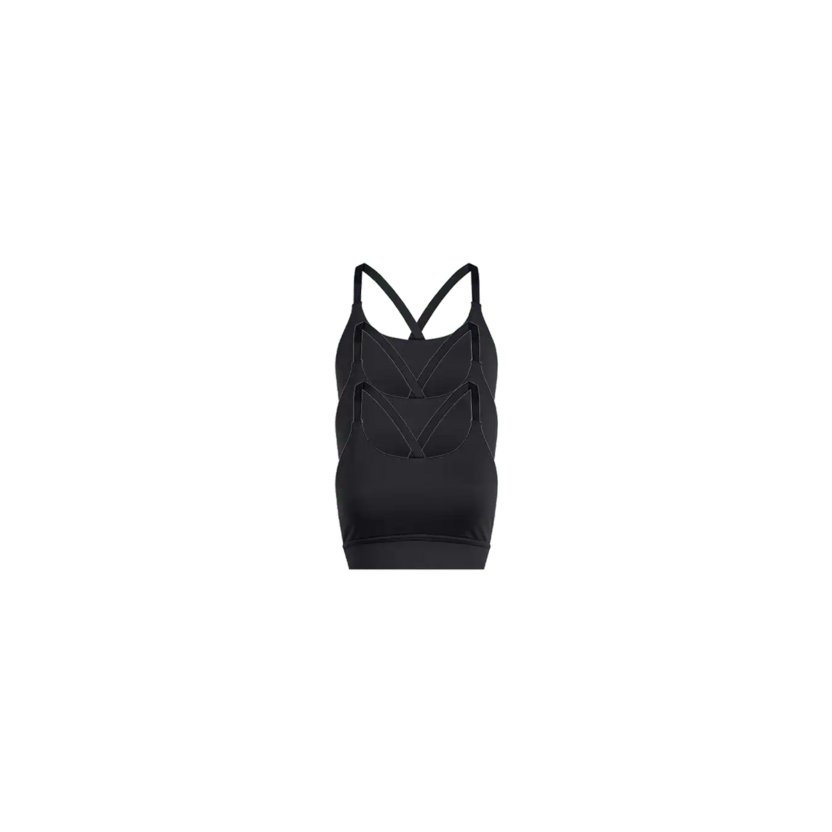 MoveMe Racerback Bralette 3-Pack | Black