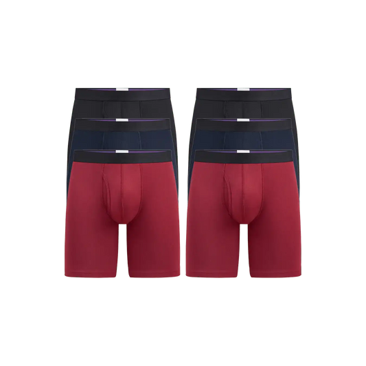 UltraModal™ Core Ball Caddy™ Long Boxer Brief w/ Fly 6-Pack | Classic Pack