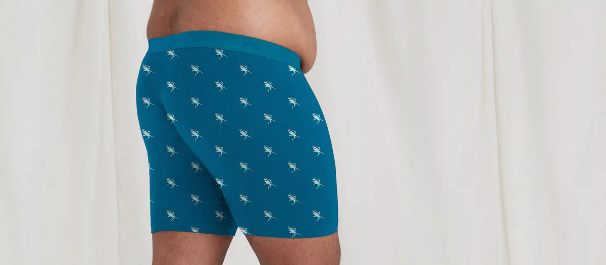 Stretch Cotton Boxer Brief w/ Fly | Shark