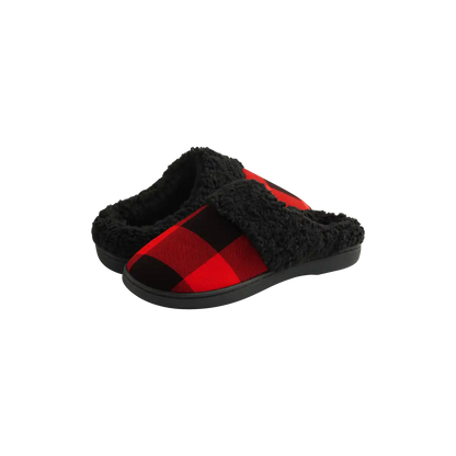 Hard Sole Slippers | Buffalo Plaid