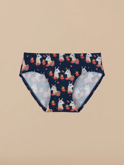 UltraModal™ Kids FeelFree Girls Bikini Brief 3-Pack | That's Alotl Llamas Pack