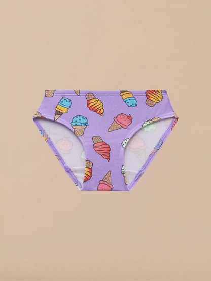 UltraModal™ Kids FeelFree Girls Bikini Brief 3-Pack | Ice Cream Party Pack