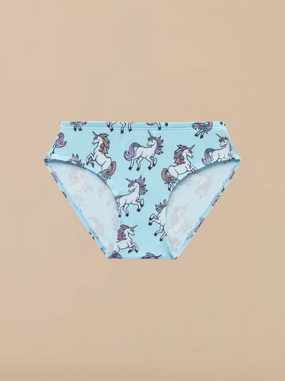 UltraModal™ FeelFree Girls Bikini Brief 9-Pack | Unicorn Dreams Pack