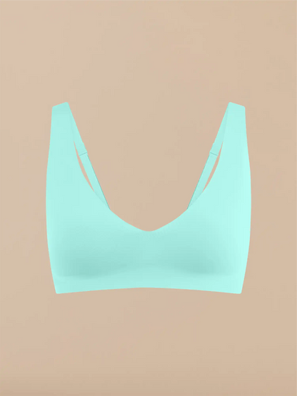 Seamless Plunge Bralette | Caribbean
