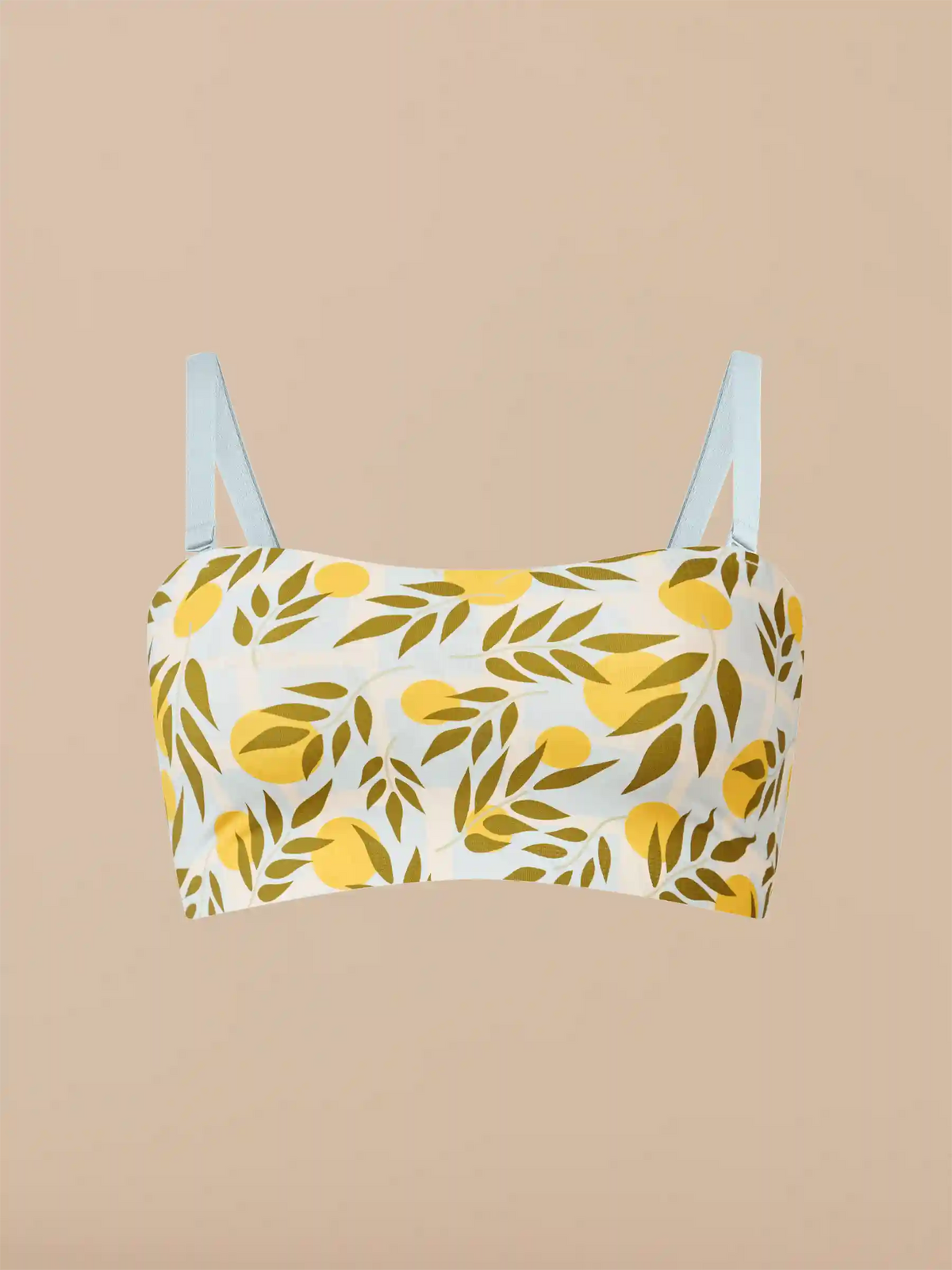 Seamless Bandeau Bralette | Summer Oranges