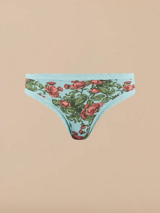 UltraModal™ Lace Tanga | Peonies