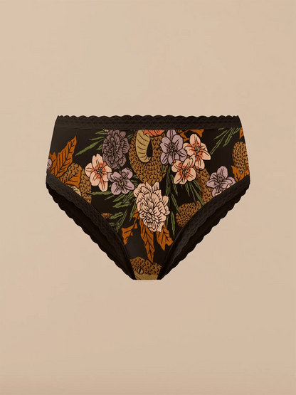 UltraModal™ Lace High-Waisted Cheeky Bikini | Garden Snake