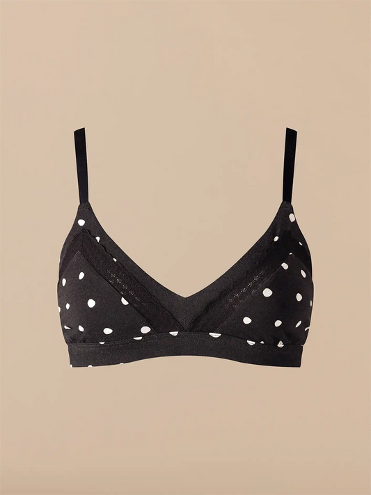 UltraModal™ Lace Triangle Bralette | Polka Dots