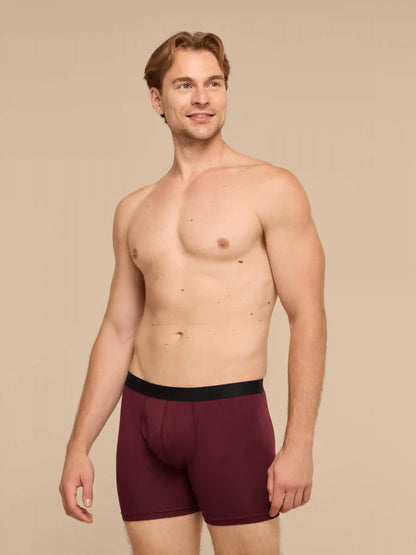 UltraModal™ Core Ball Caddy™ Boxer Brief w/ Fly | Heather Plum