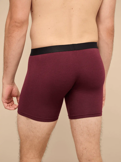 UltraModal™ Core Ball Caddy™ Boxer Brief w/ Fly | Heather Plum