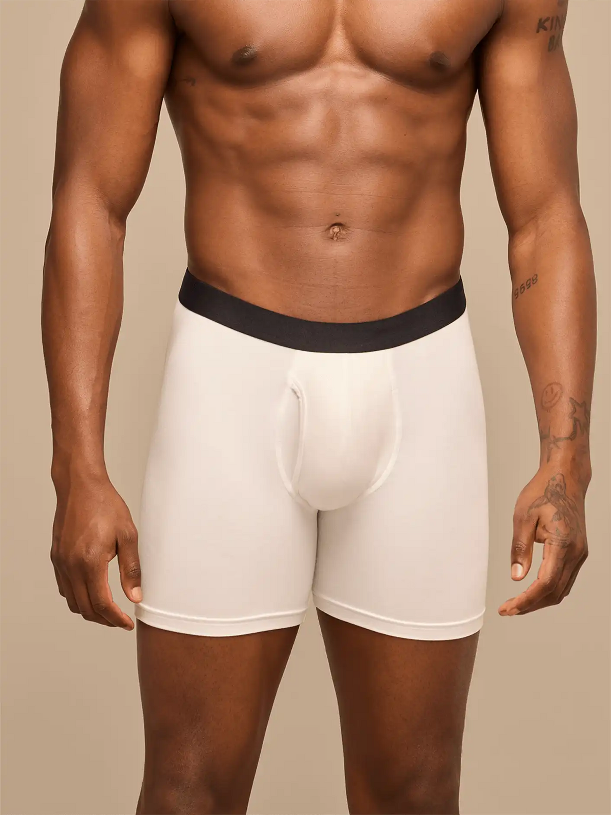 UltraModal™ Core Ball Caddy™ Boxer Brief w/ Fly | White