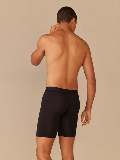 UltraModal™ Core Ball Caddy™ Long Boxer Brief w/ Fly | Black