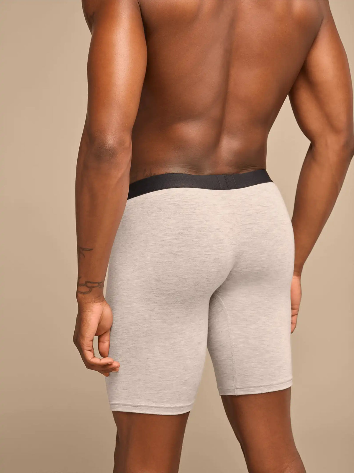 UltraModal™ Core Ball Caddy™ Long Boxer Brief w/ Fly | Heather Grey