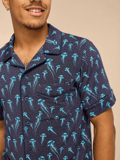 UltraModal™ Short Sleeve PJ Set - Men's | Starry Jellies