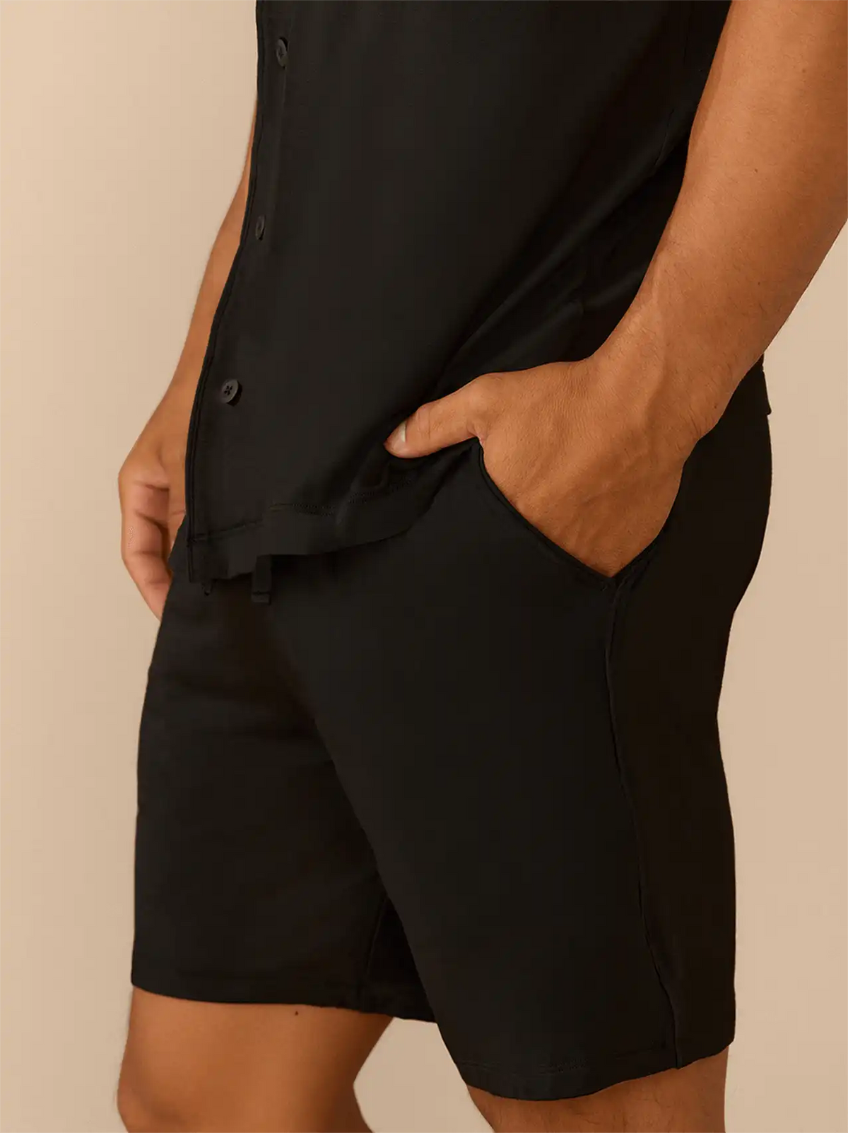 UltraModal™ Short Sleeve PJ Set - Men's | Black