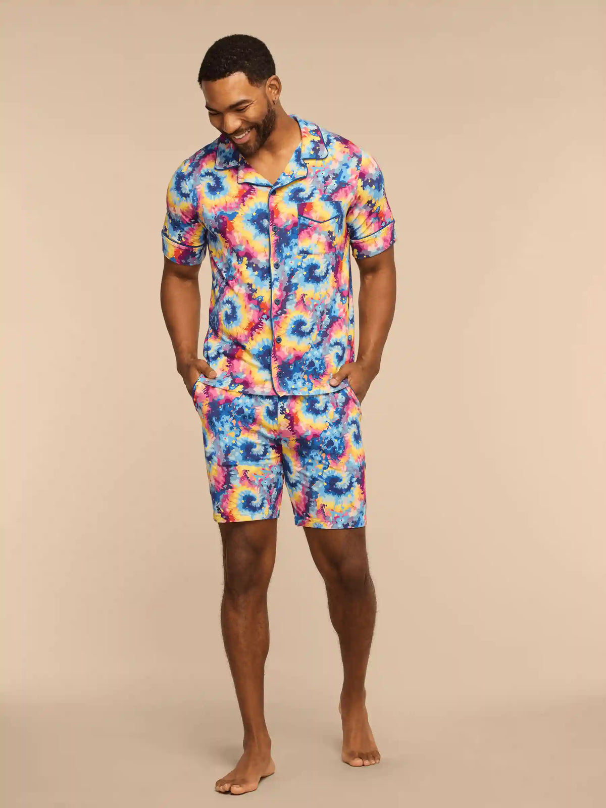 UltraModal™ Short Sleeve PJ Set - Men's | Cosmic