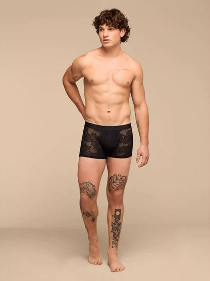 All Over Lace Trunk | Black Hearts