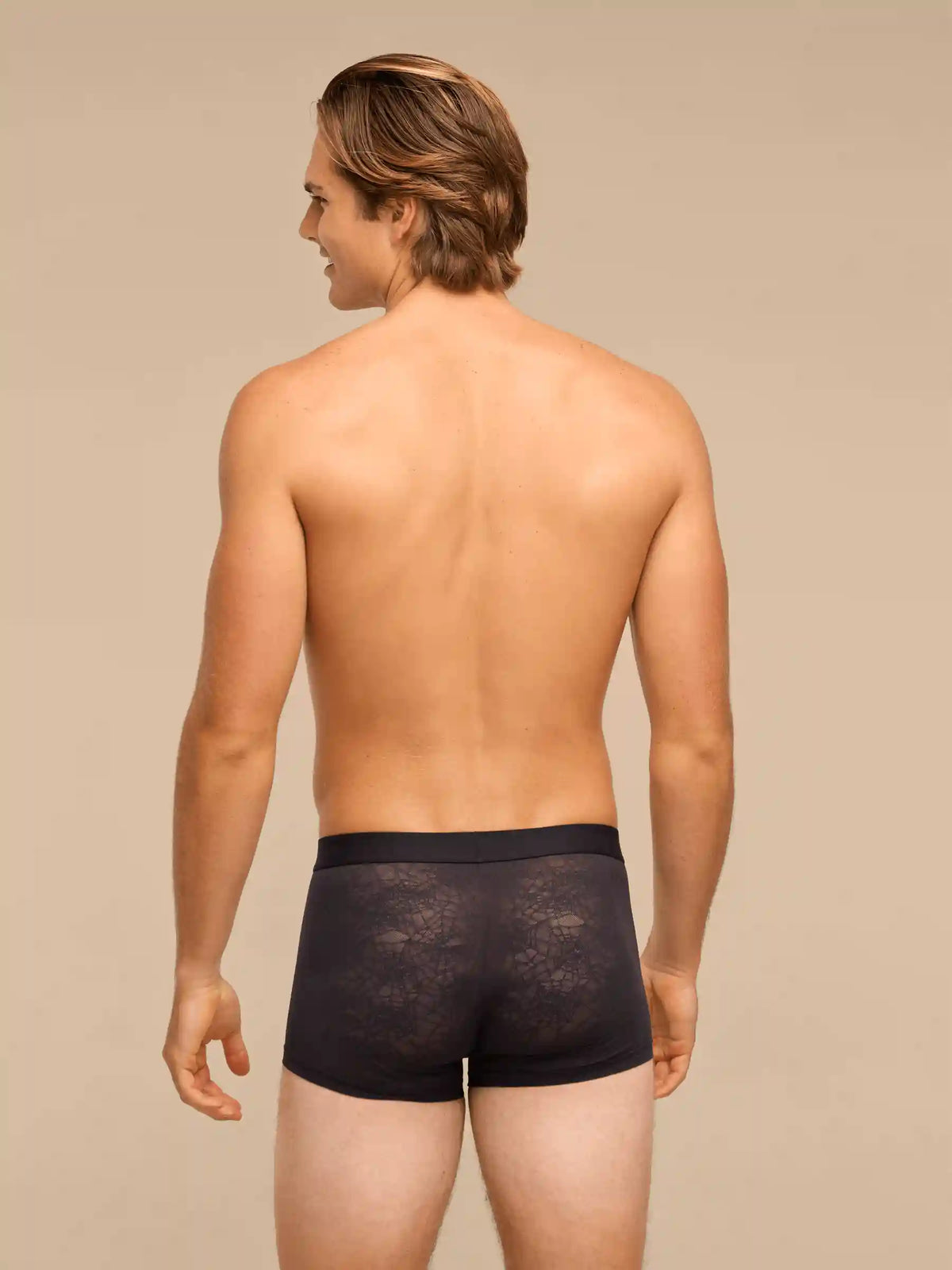 All Over Lace Trunk | Midnight Web