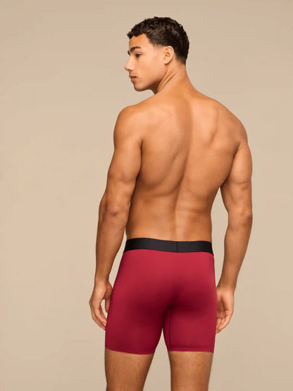 Breathe Ball Caddy™ Boxer Brief w/ Fly | Cabernet