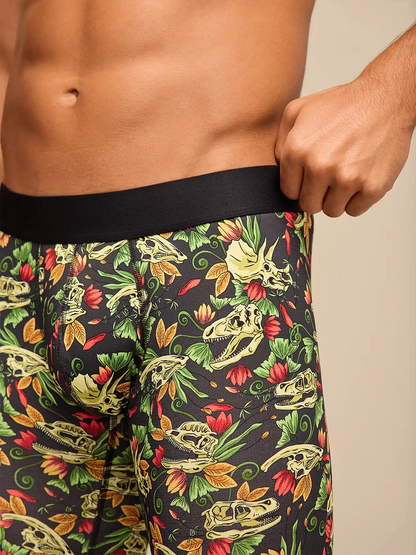 Breathe Long Boxer Brief w/ Fly | Jurassic Garden