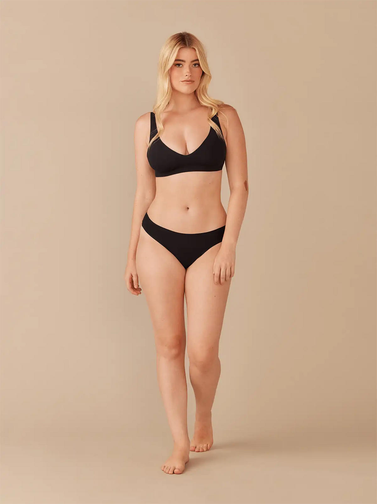 Seamless Thong 3-Pack | Black