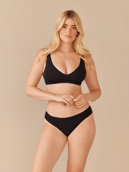 Seamless Thong | Black