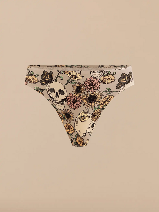 Seamless Thong | Dead Flowers 2.0