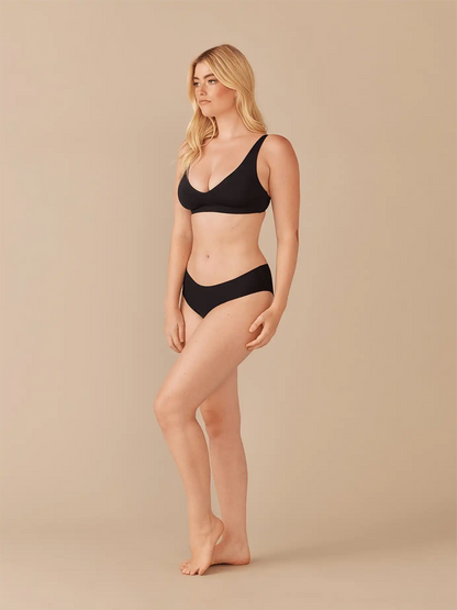 Seamless Tanga | Black