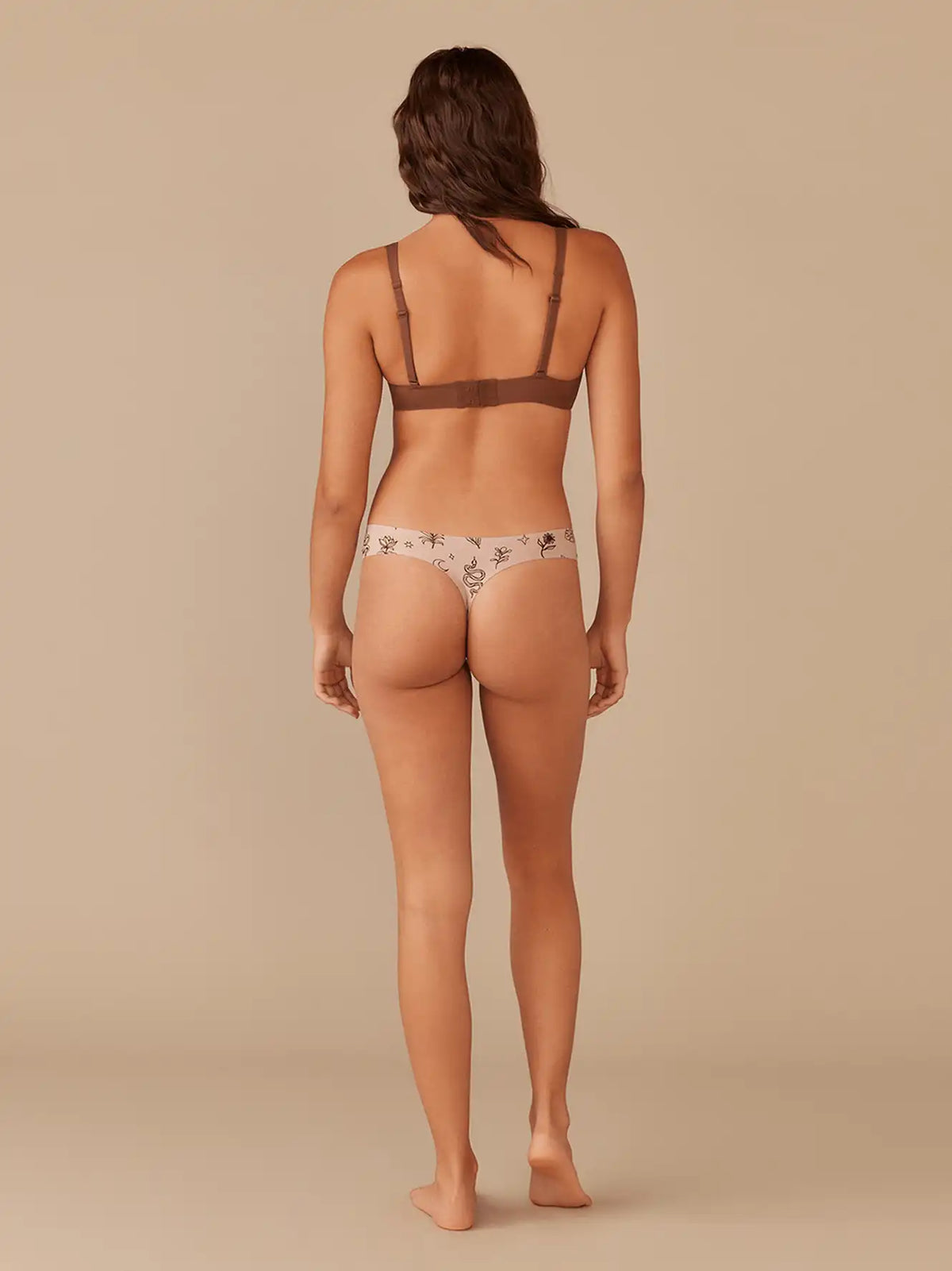 Seamless Plunge Bralette | Espresso