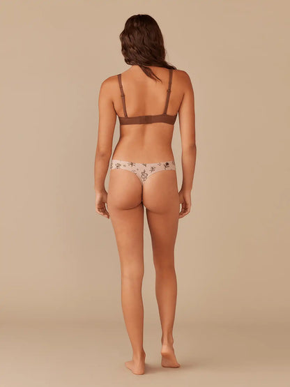 Seamless Plunge Bralette | Espresso