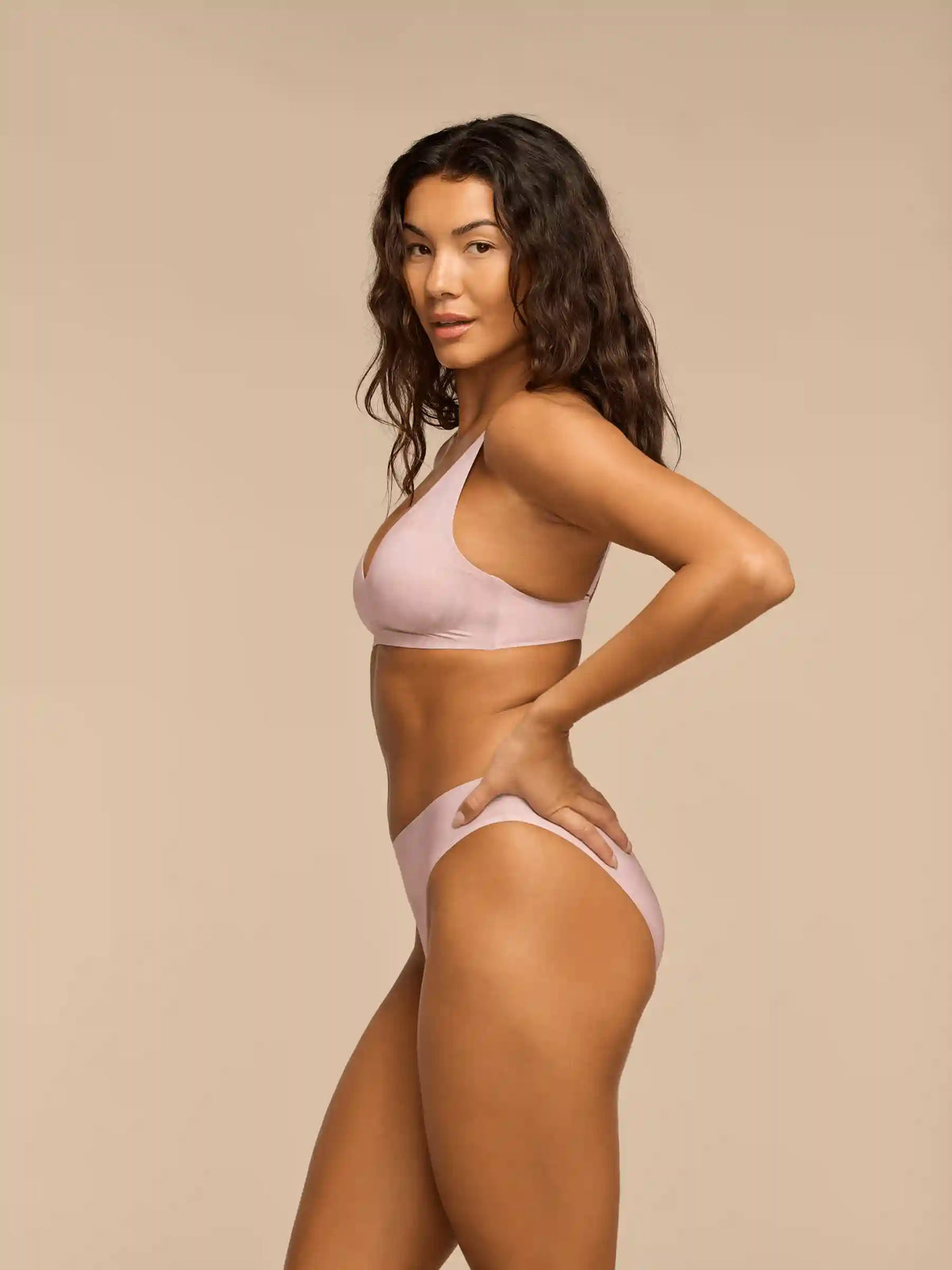 Seamless Plunge Bralette | Stardust