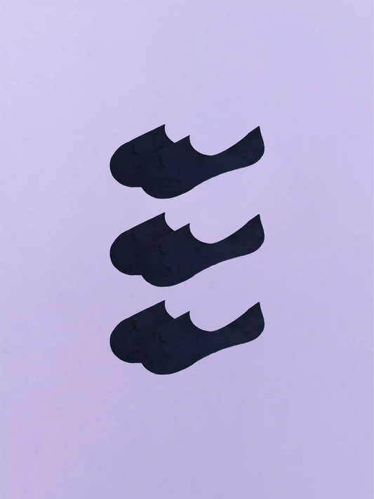 Essential No Show Sock 3-Pack | Dark Sapphire Pack