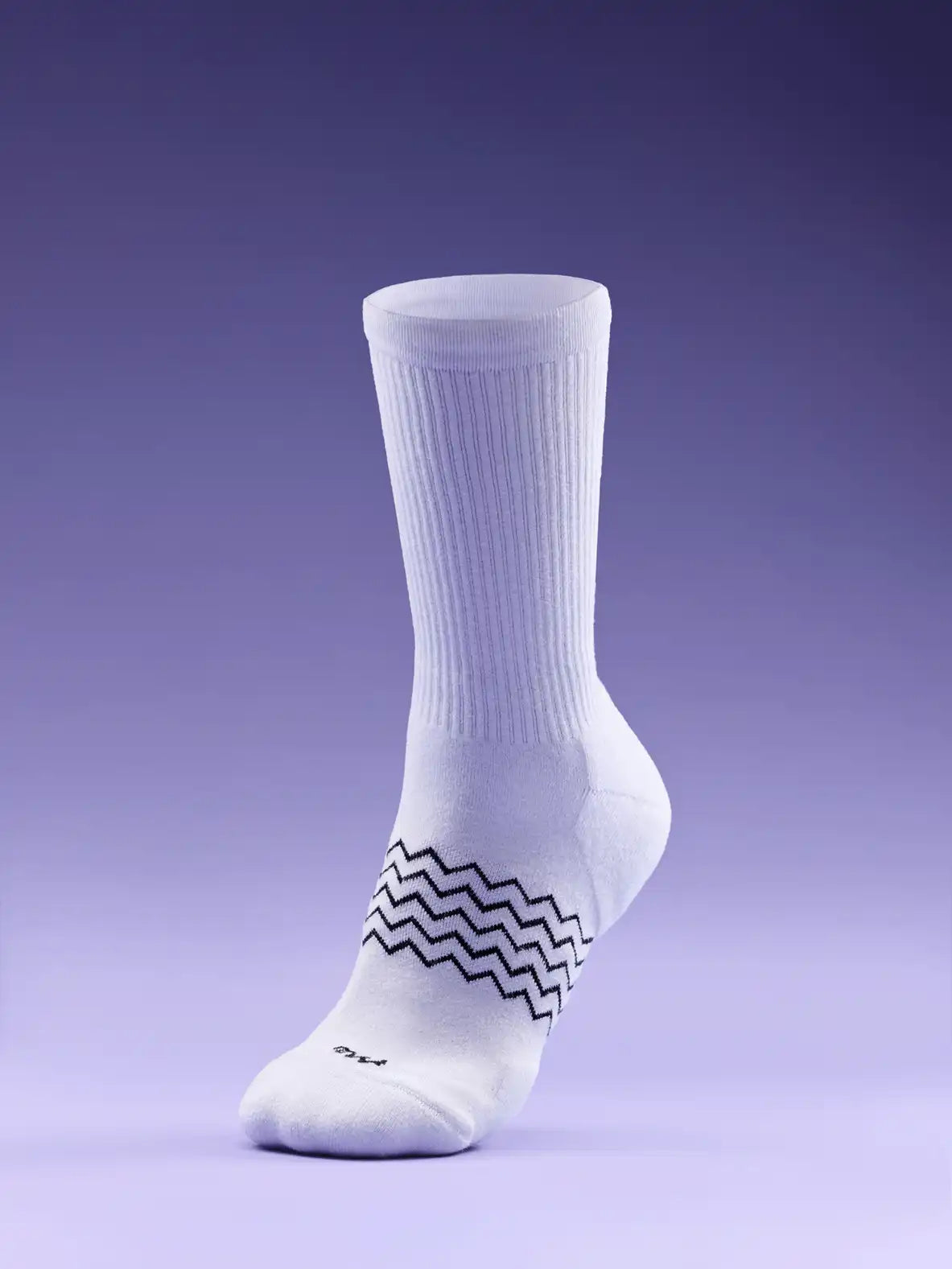 Essential Crew Sock 3-Pack | White/White Stripe/Black Pack