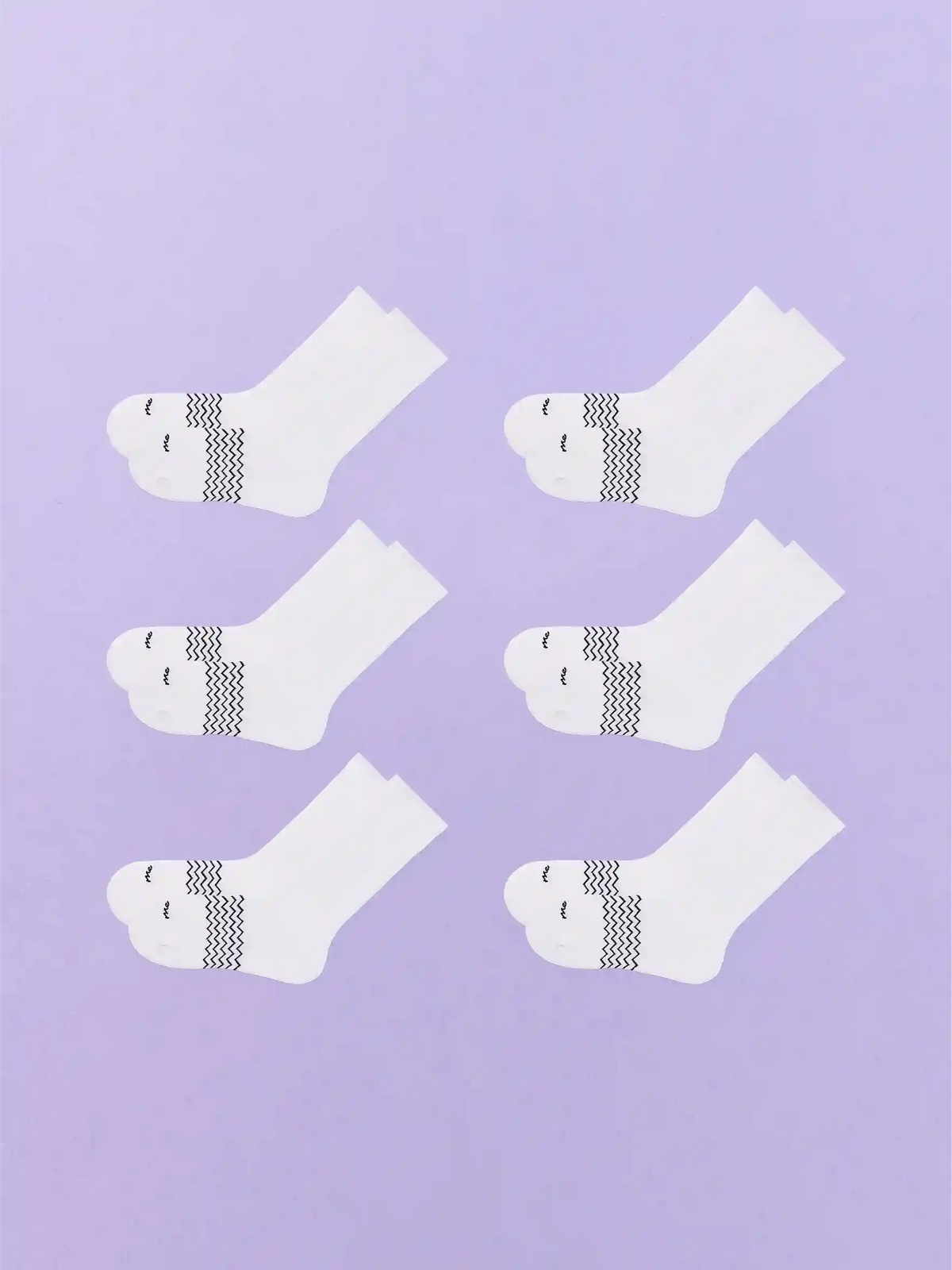 Essential Crew Sock 6-Pack | White Pack