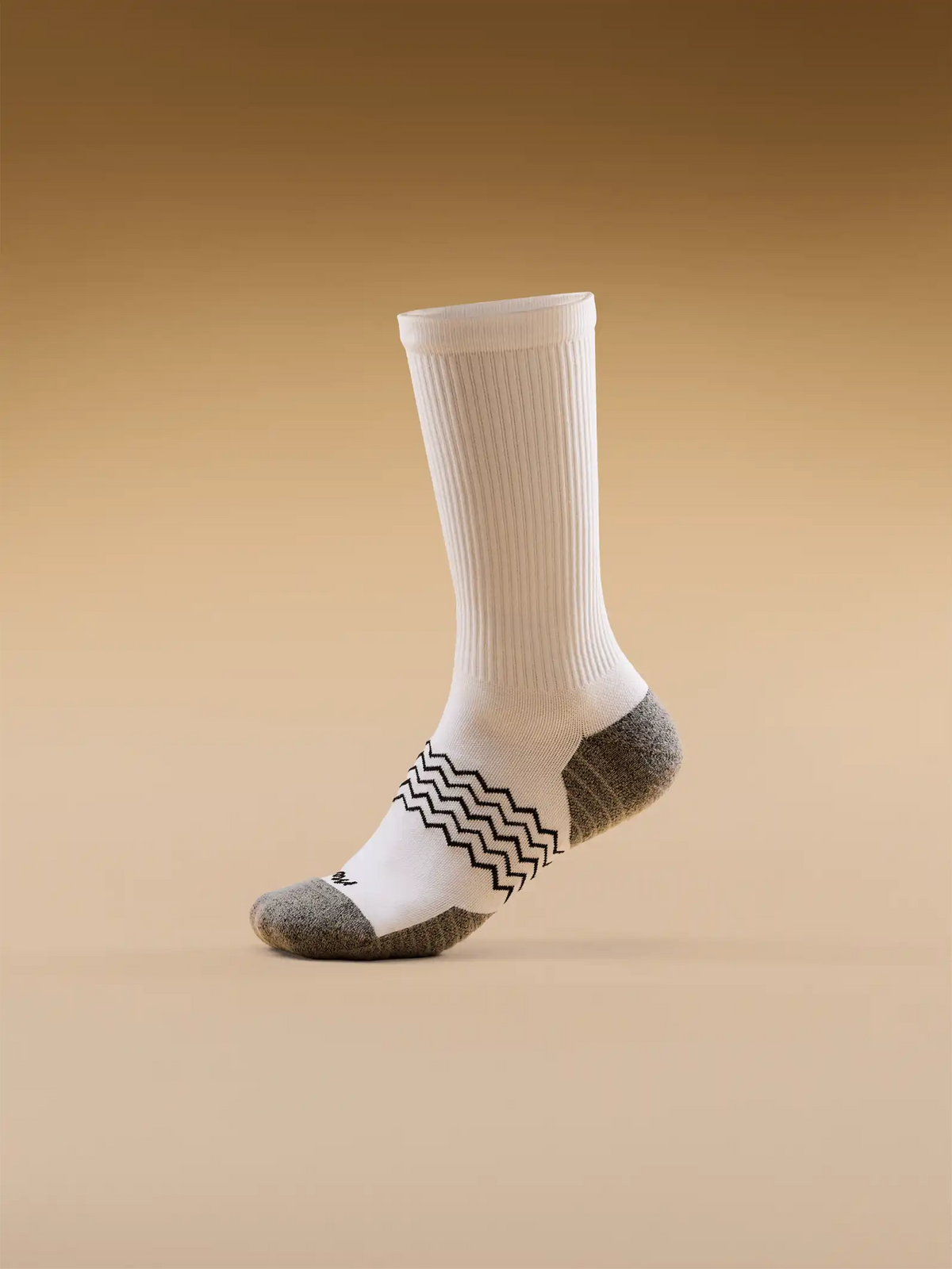 Active Crew Sock | Grey/Electric Pink