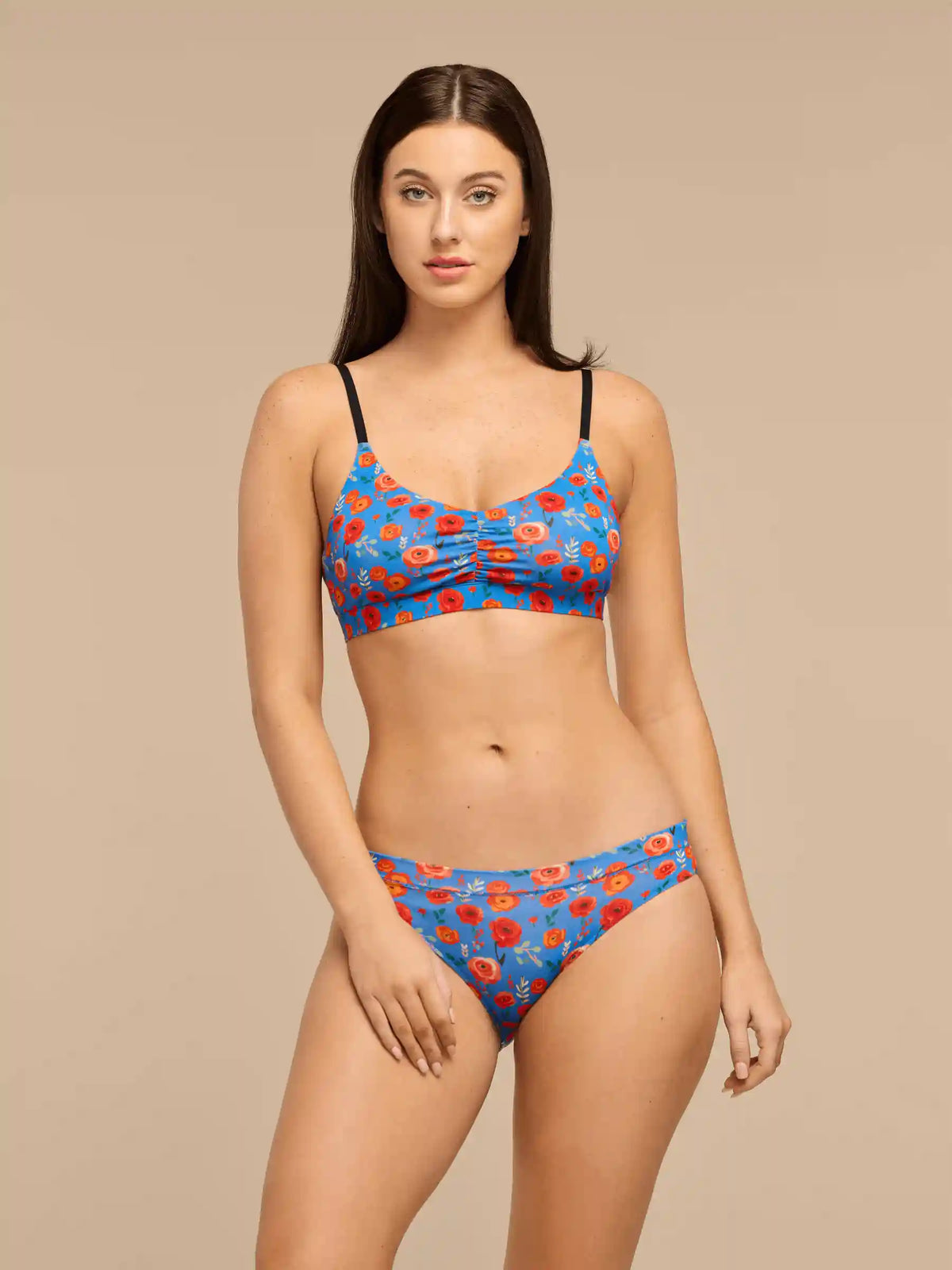 UltraModal™ FeelFree Ruched Bralette | Painted Petals