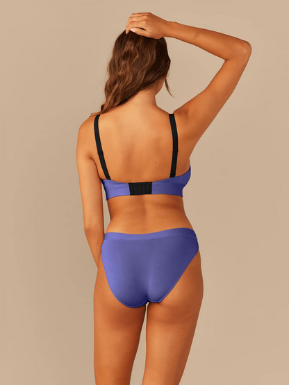 Curvy UltraModal™ FeelFree Ruched Bralette | Berry Blue