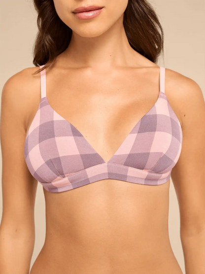 UltraModal™ FeelFree Triangle Bralette | Blush Plaid