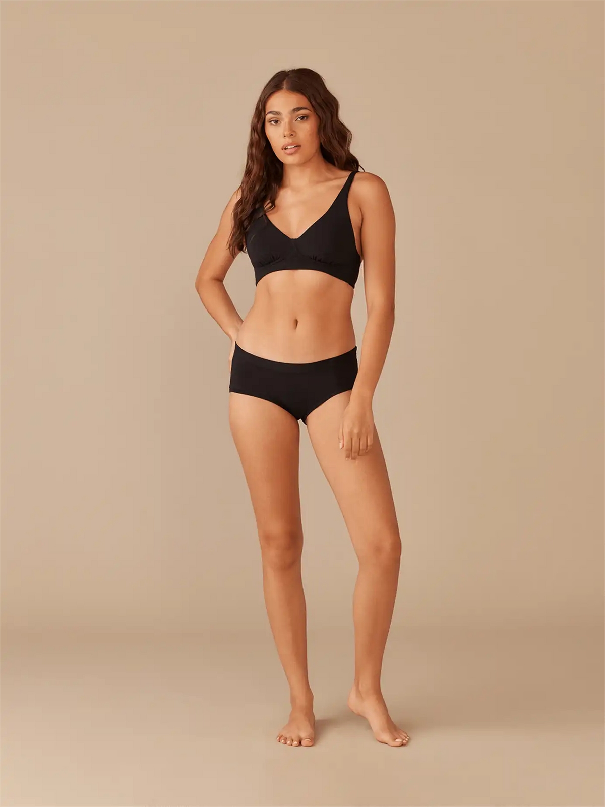 UltraModal™ FeelFree Longline Bralette 3-Pack | Black