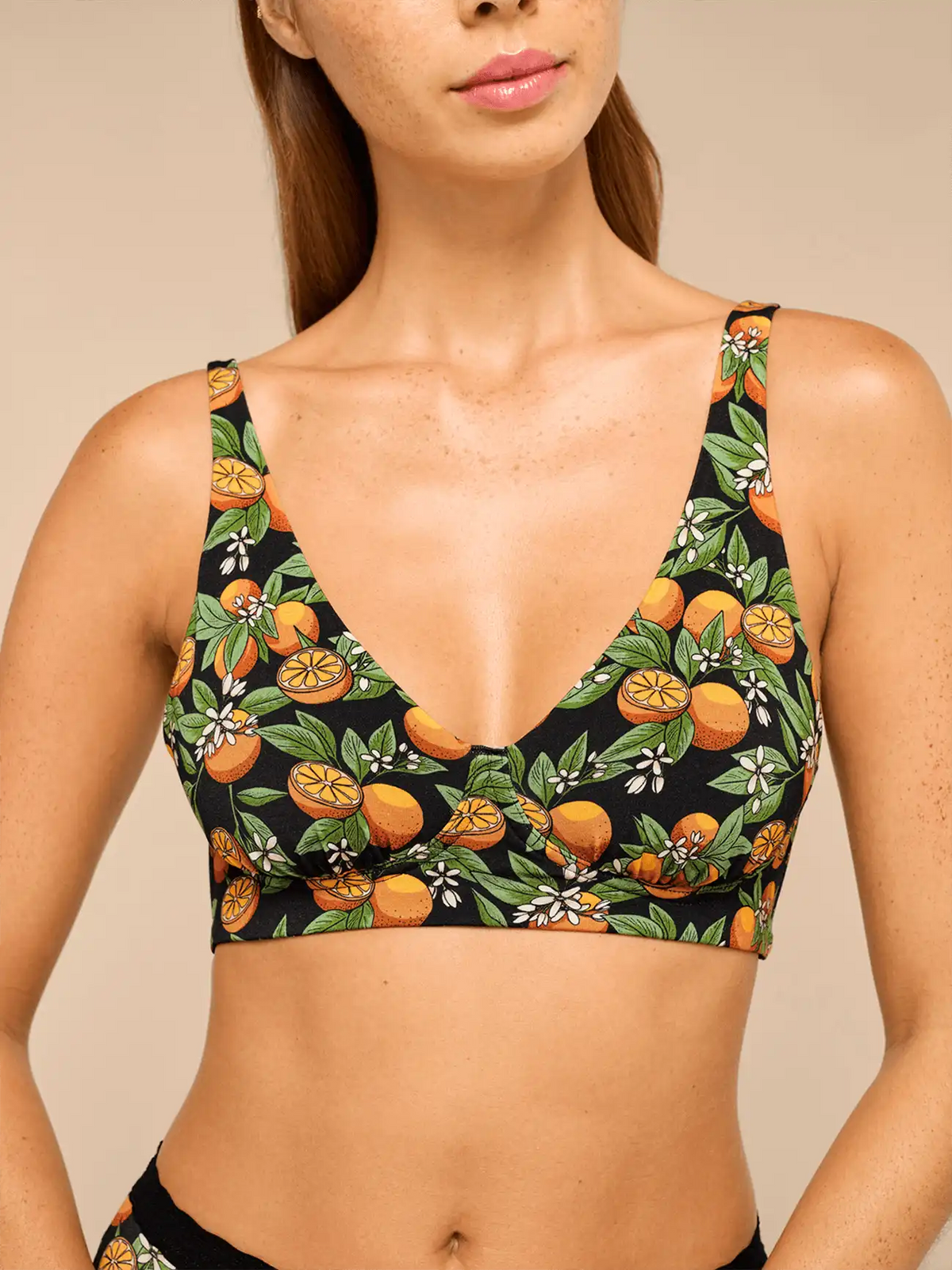UltraModal™ FeelFree Longline Bralette | Tangerine Dreams