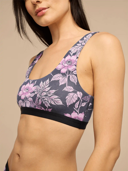 UltraModal™ Core Scoop Bralette | Purple Bloom