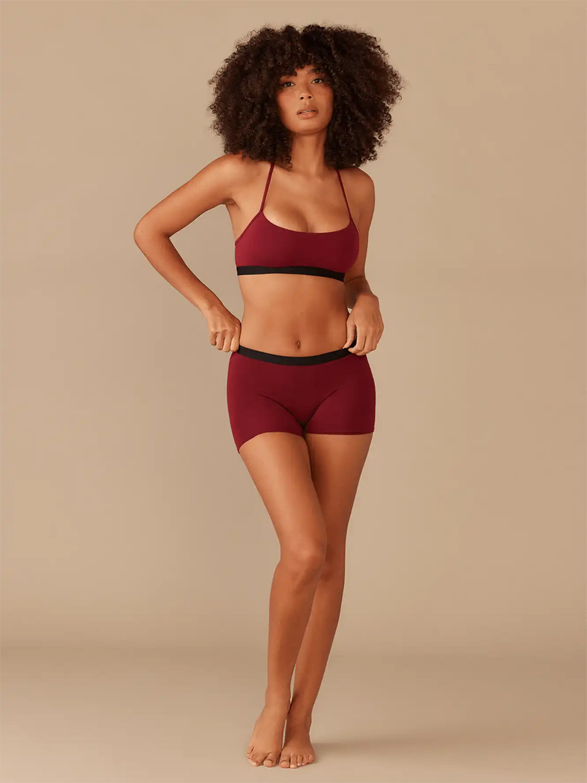 UltraModal™ Core T-Back Bralette | Cabernet