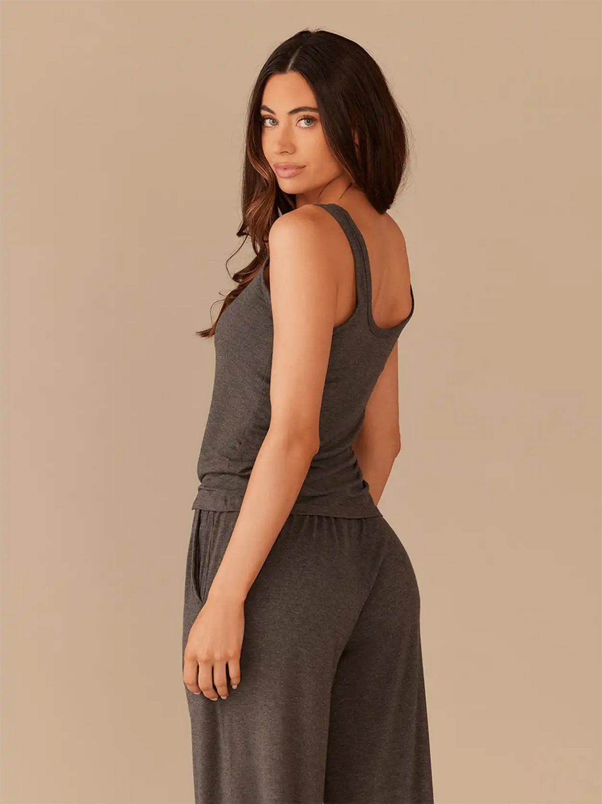 UltraModal™ Wide Leg Lounge Pant | Heather Grey