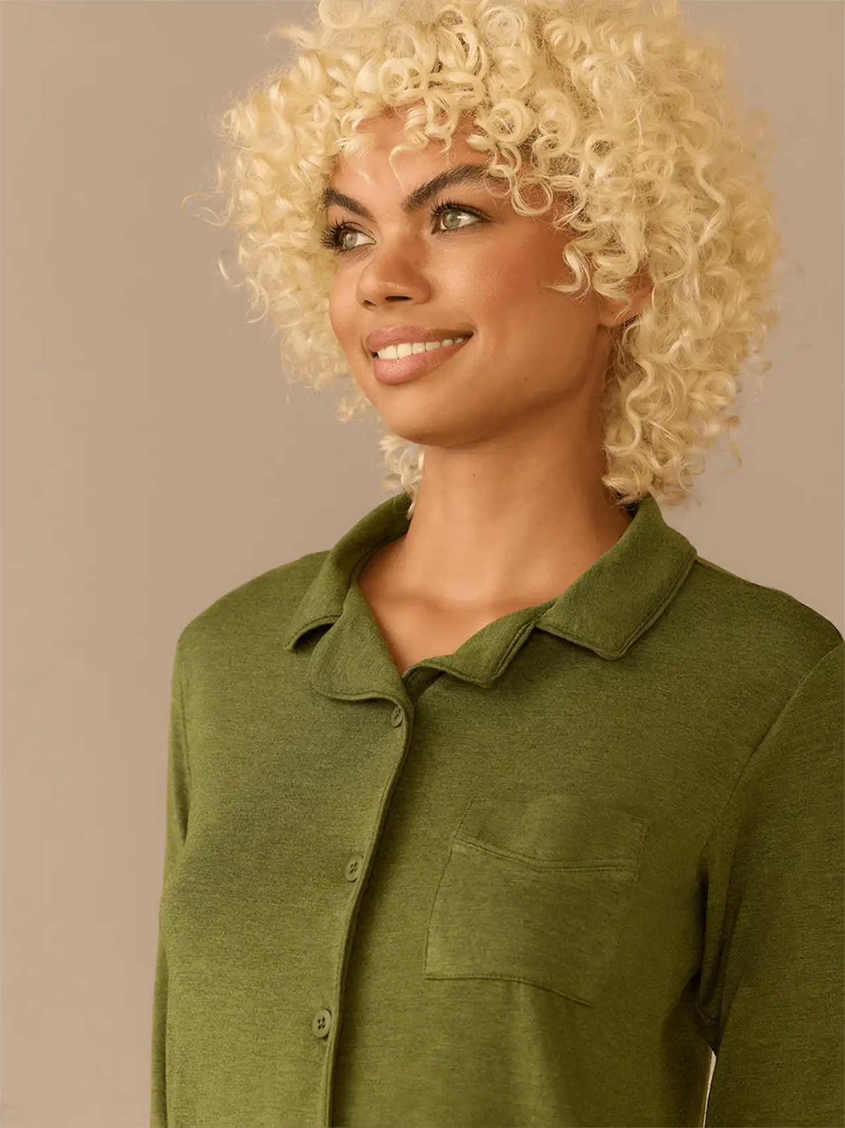 UltraModal™ Long Sleeve PJ Set - Women's | Heather Olive
