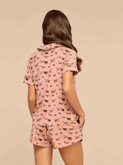 UltraModal™ Short Sleeve PJ Set - Women's | Frisky Business