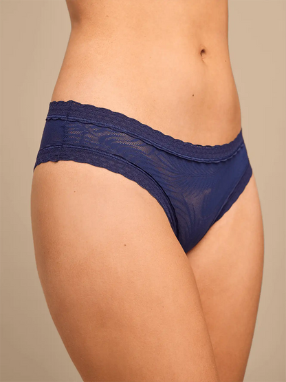 All Over Lace Tanga | Latte Zebra