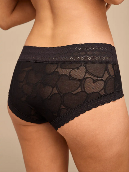All Over Lace Hipster | Black Hearts
