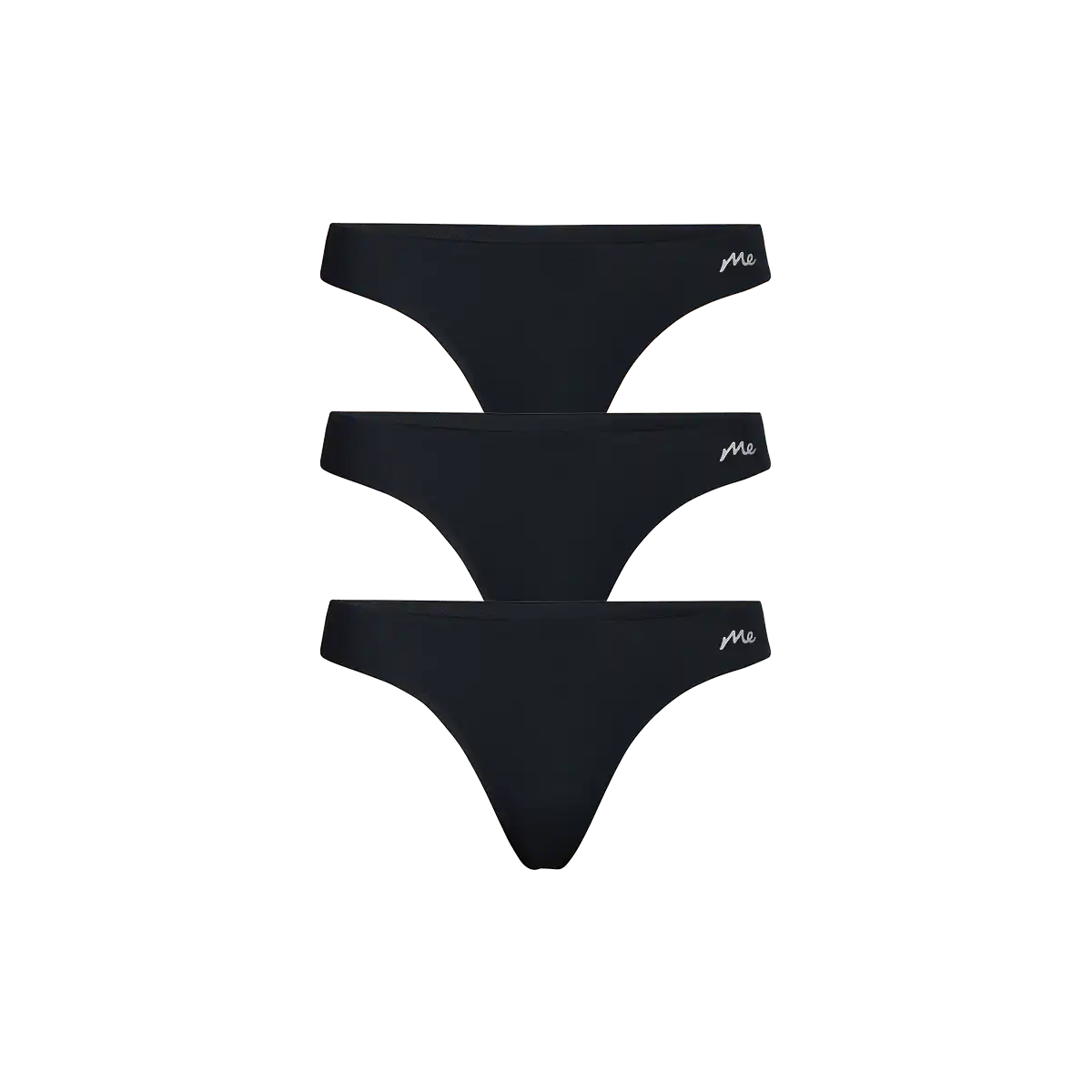 Breathe Thong 3-Pack | Black Pack
