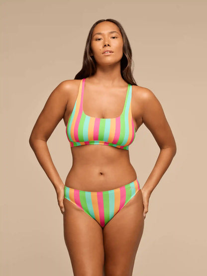 Breathe Bikini | Neon Stripes