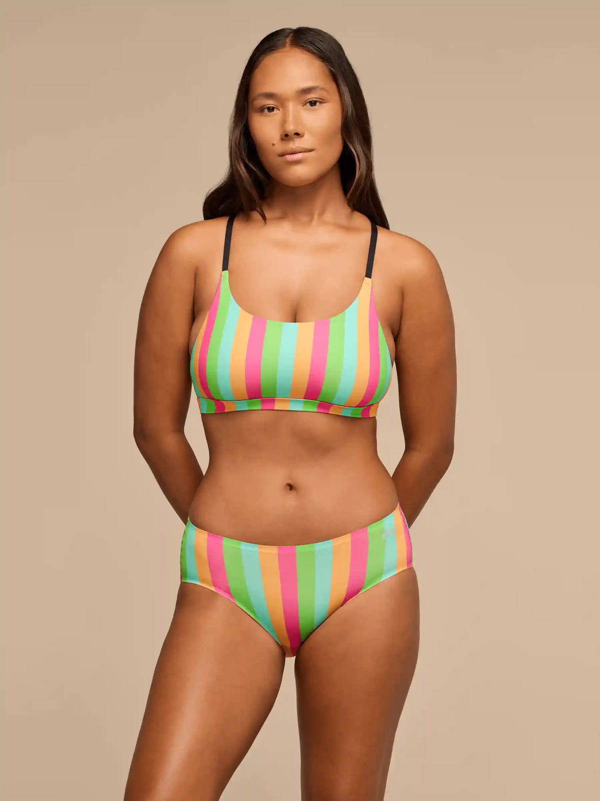 Breathe Hipster | Neon Stripes